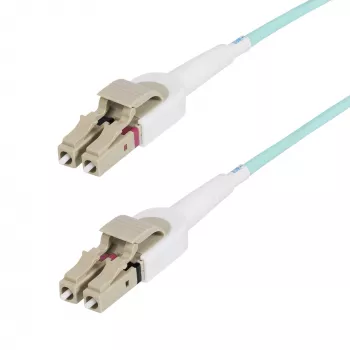 StarTech.com 5m (16.4ft) LC naar LC (UPC) OM4 omschakelbare glasvezelkabel 50/125µm, 100G, gereedschapsloze polariteitswissel, lage invoegverzwakking – LSZH glasvezel-jumperkabel