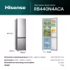 Hisense RB440N4ACA vrijstaand 336 L roestvrijstaal