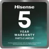 Hisense RS818N4TFC side-by-side-koelkast vrijstaand 632 L zwart, roestvrijstaal
