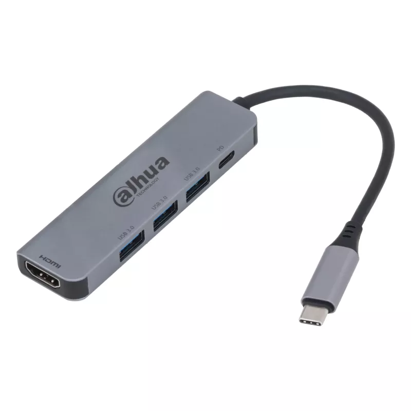 Dahua Technology 5-in-1 USB 3.1 Type-C naar HDMI + USB 3.0 + PD dockingstation