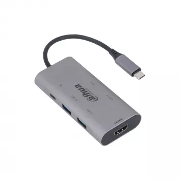 Dahua Technology 7-in-1 USB 3.1 Type-C naar USB 3.0 + HDMI + SD/TF + PD dockingstation
