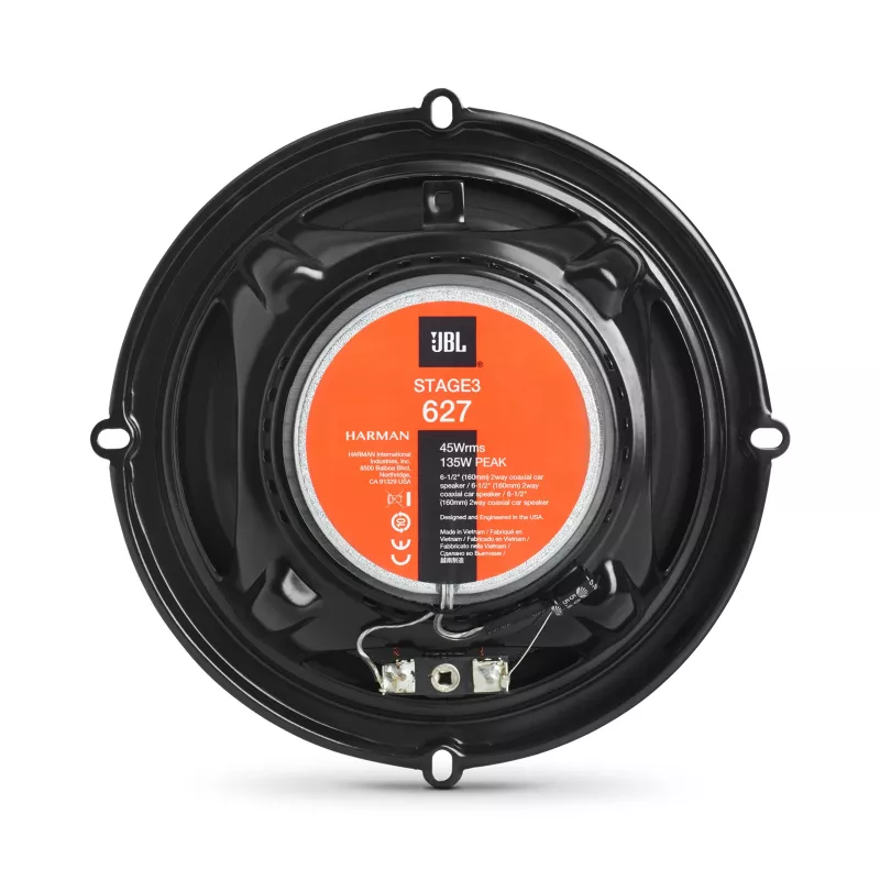 JBL Stage3 627 autoluidspreker rond 2-weg 225 W 2 stuks