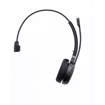 Yealink WH62 Mono Teams headset, draadloos, kantoor/callcenter, 20 - 20000 Hz, 80 g, headset, zwart