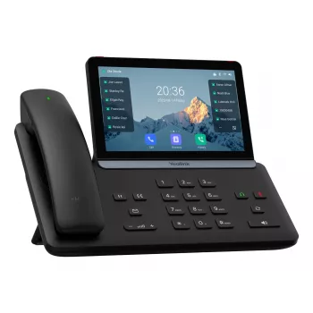 IP-telefoon Yealink Yealink-SIP-T88W Pro — Android, 7 inch (1024×600) LCD, bedrade & draadloze handset, Bluetooth, PoE, zwart