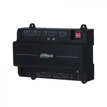 Beveiligingsdeurcontroller Dahua DHI-ASC2202B-S — bare 2-deurscontroller, 12 V, 24 W, RJ-45/RS-485