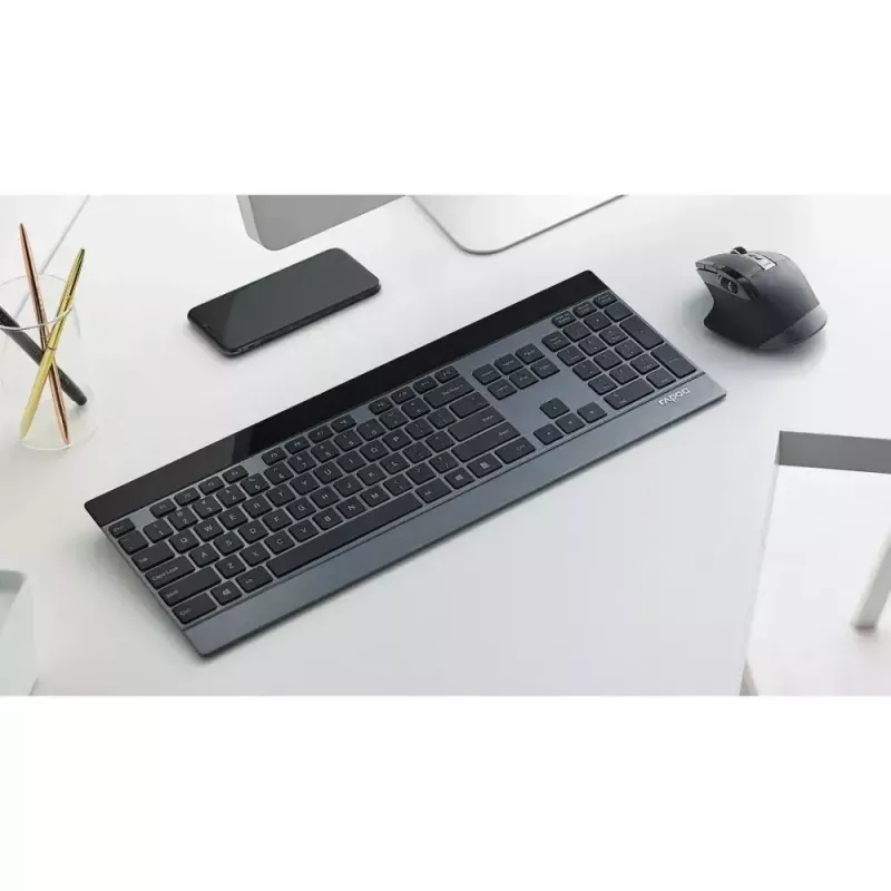 Toetsenbord-muis Rapoo 9900m Office QWERTZ zwart