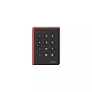 Toegangscontrolelezer Hikvision DS-K1108AEK zwart DC 12V 123x88x21mm