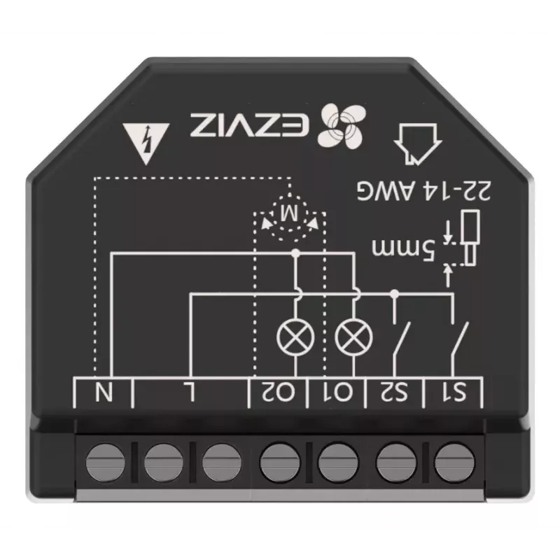 Draadloos apparaat EZVIZ T36WN Wi-Fi AC-voeding 100-240V compact – stroombron: AC