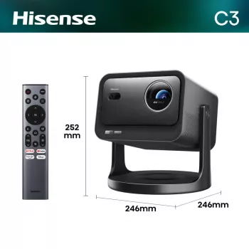Projector HISENSE C3 4K Trichroma laser beamer 2.500 ANSI-lumen, model 20017736