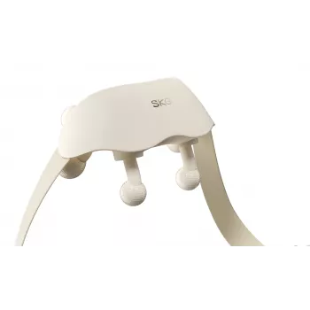 Nek- en schoudermassageapparaat SKG HS500-2, accu 10W, ingebouwde accu, warmte, 0,88 kg, wit