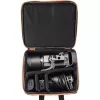 Cameratas Godox CB-12 voor AD600Pro, flanel/nylon, zwart en oranje, met schouderband