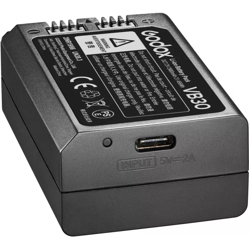 Camcorderflitser Godox V1Pro zwart 1,5 s herlaadtijd