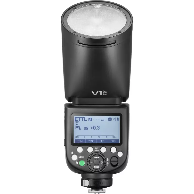 Camcorderflitser Godox V1Pro zwart 1,5 s herlaadtijd
