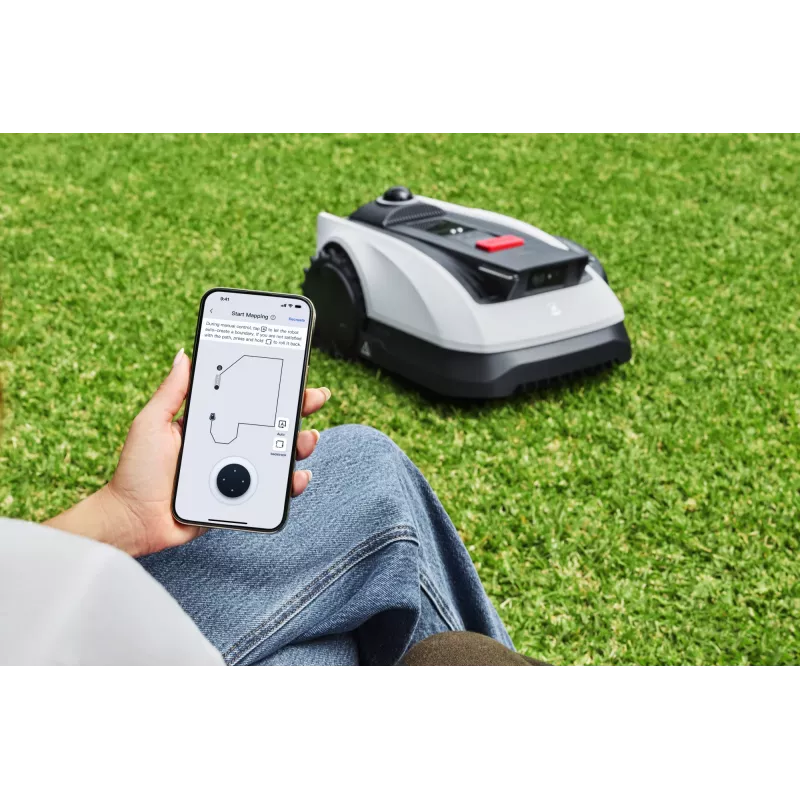 Ecovacs GOAT O1200 LiDAR PRO EU robotgrasmaaier accu zwart, wit