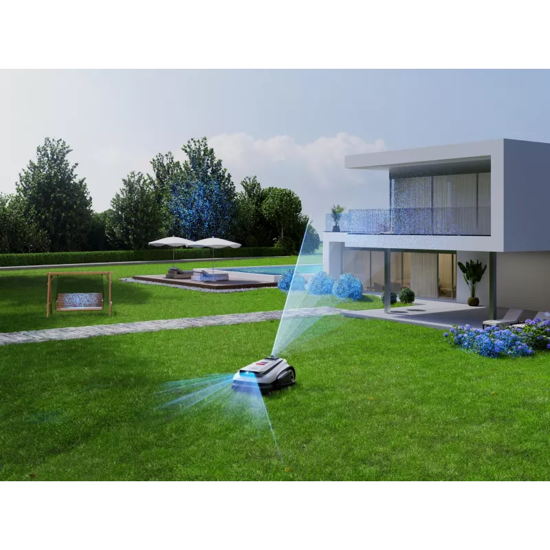 Ecovacs GOAT A1600 LiDAR PRO EU robotgrasmaaier accu zwart, wit