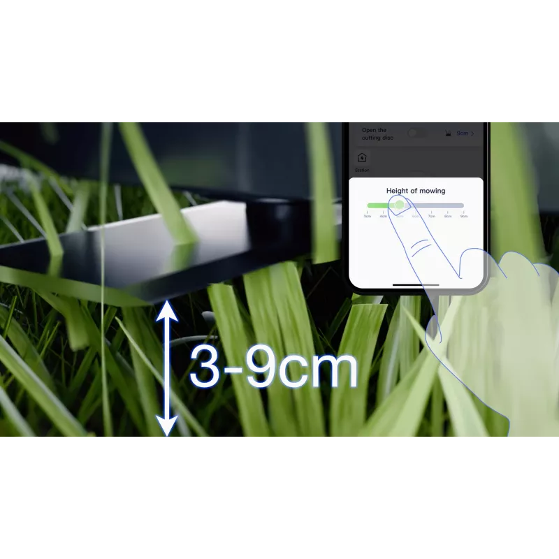 Ecovacs GOAT A1600 LiDAR PRO EU robotgrasmaaier accu zwart, wit