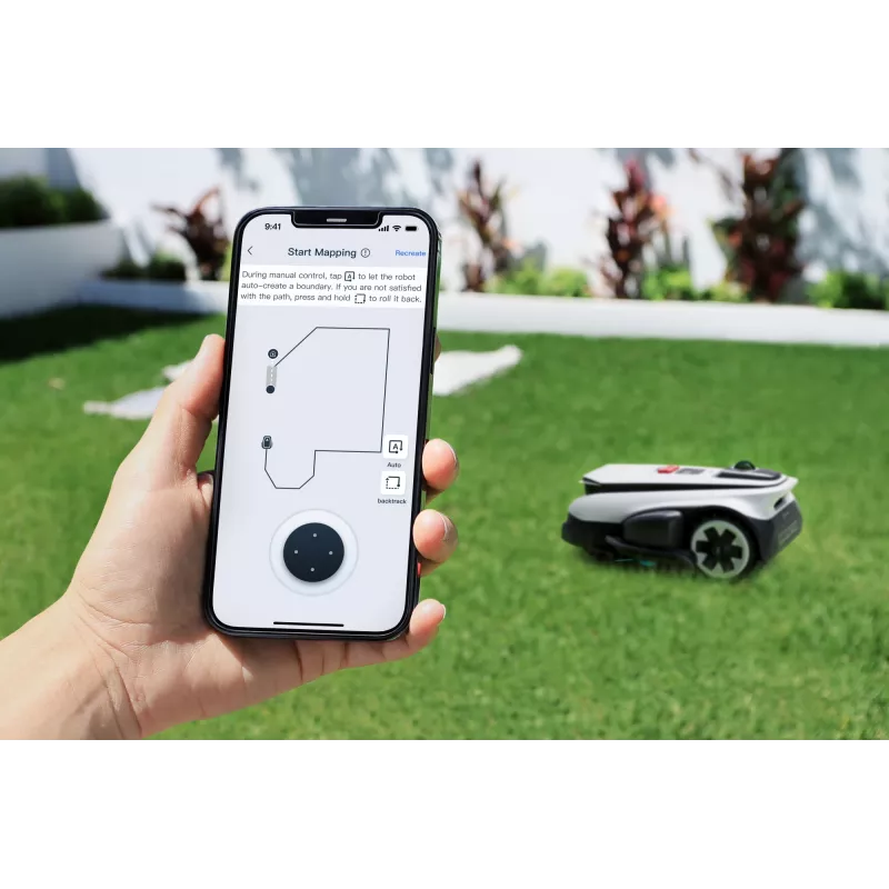 Ecovacs GOAT A1600 LiDAR PRO EU robotgrasmaaier accu zwart, wit
