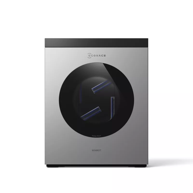 Raamreinigingsrobot Ecovacs WINBOT W3 OMNI, accu 4500 mAh, 270×270×76 mm, zilver/wit