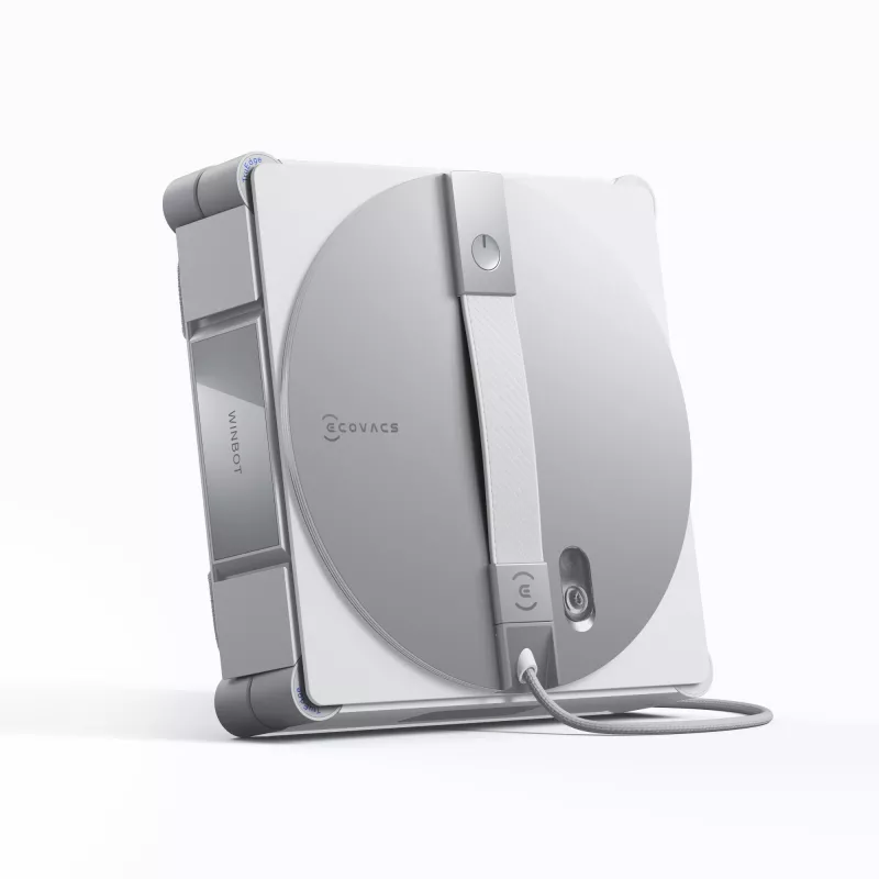 Raamreinigingsrobot Ecovacs WINBOT W3 OMNI, accu 4500 mAh, 270×270×76 mm, zilver/wit