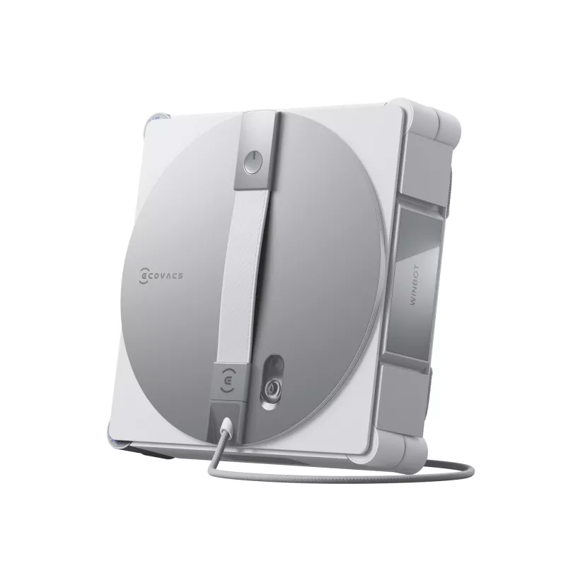 Raamreinigingsrobot Ecovacs WINBOT W3 OMNI, accu 4500 mAh, 270×270×76 mm, zilver/wit