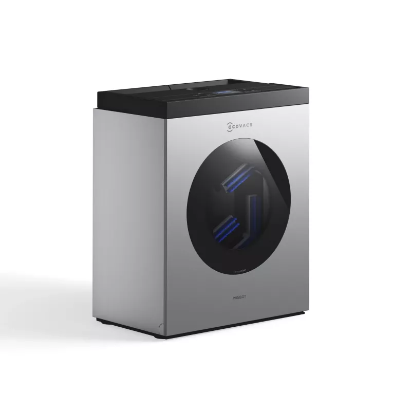 Raamreinigingsrobot Ecovacs WINBOT W3 OMNI, accu 4500 mAh, 270×270×76 mm, zilver/wit