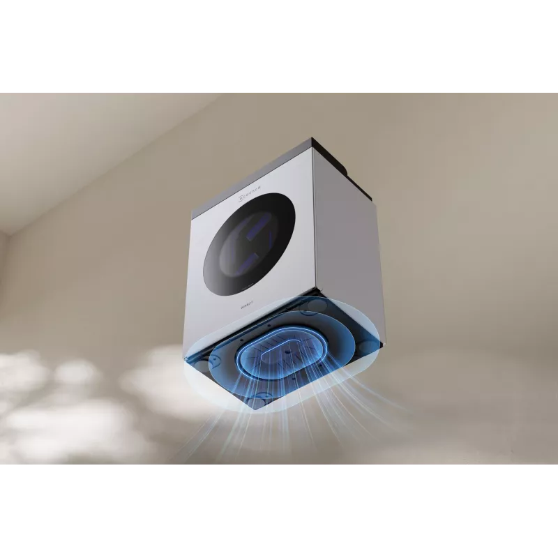 Raamreinigingsrobot Ecovacs WINBOT W3 OMNI, accu 4500 mAh, 270×270×76 mm, zilver/wit