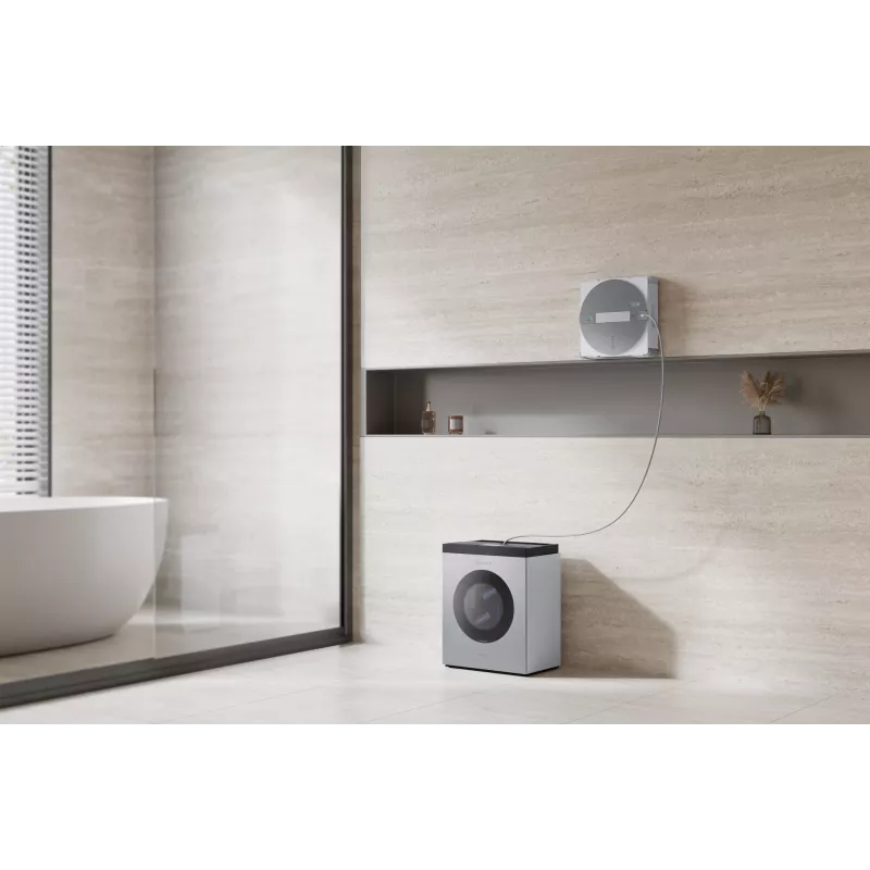 Raamreinigingsrobot Ecovacs WINBOT W3 OMNI, accu 4500 mAh, 270×270×76 mm, zilver/wit