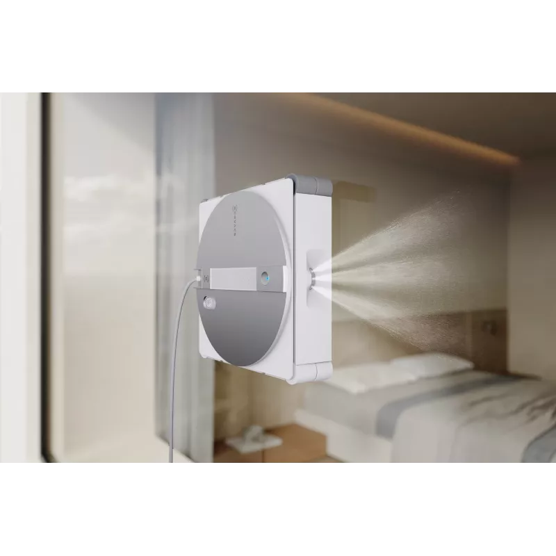 Raamreinigingsrobot Ecovacs WINBOT W3 OMNI, accu 4500 mAh, 270×270×76 mm, zilver/wit