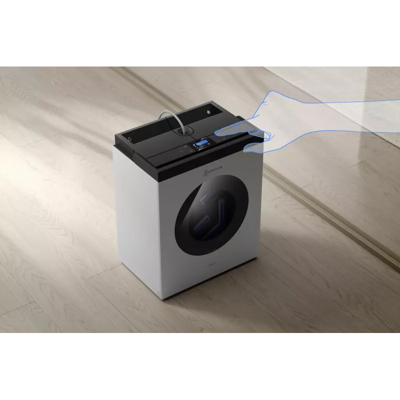 Raamreinigingsrobot Ecovacs WINBOT W3 OMNI, accu 4500 mAh, 270×270×76 mm, zilver/wit