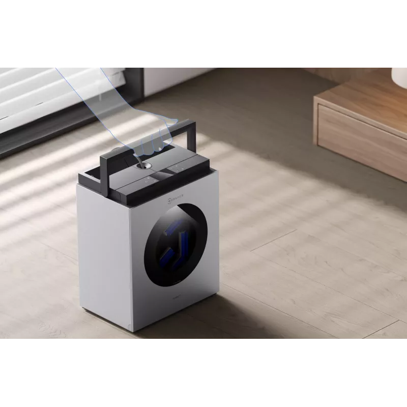 Raamreinigingsrobot Ecovacs WINBOT W3 OMNI, accu 4500 mAh, 270×270×76 mm, zilver/wit