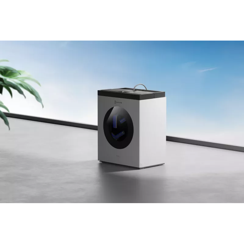 Raamreinigingsrobot Ecovacs WINBOT W3 OMNI, accu 4500 mAh, 270×270×76 mm, zilver/wit