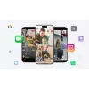 Smartphone-camerastabilisator Insta360 Flow 2 Pro Creator Bundle 360°-rotatie