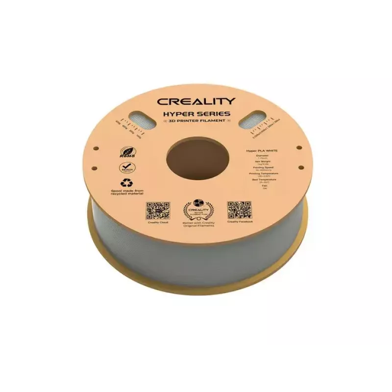 3D-printmateriaal Creality 3D 3301010335 polylactide (PLA) wit 1 kg