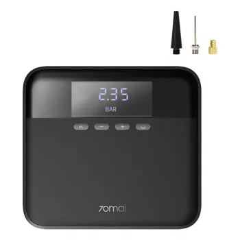 Luchtcompressor 70mai TP03 — 12V DC/aansteker, zwart, universeel, inclusief kogelkraanadapter