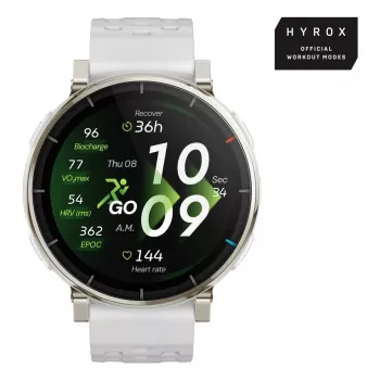 Smartwatch Amazfit Active 3 — 3,35 cm (1,32 inch) AMOLED, 466×466, touchscreen, GPS, 365 mAh, siliconen bandje