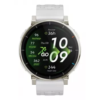 Smartwatch Amazfit Active 3 — 3,35 cm (1,32 inch) AMOLED, 466×466, touchscreen, GPS, 365 mAh, siliconen bandje