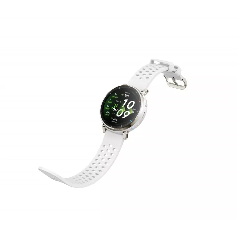 Smartwatch Amazfit Active 3 — 3,35 cm (1,32 inch) AMOLED, 466×466, touchscreen, GPS, 365 mAh, siliconen bandje
