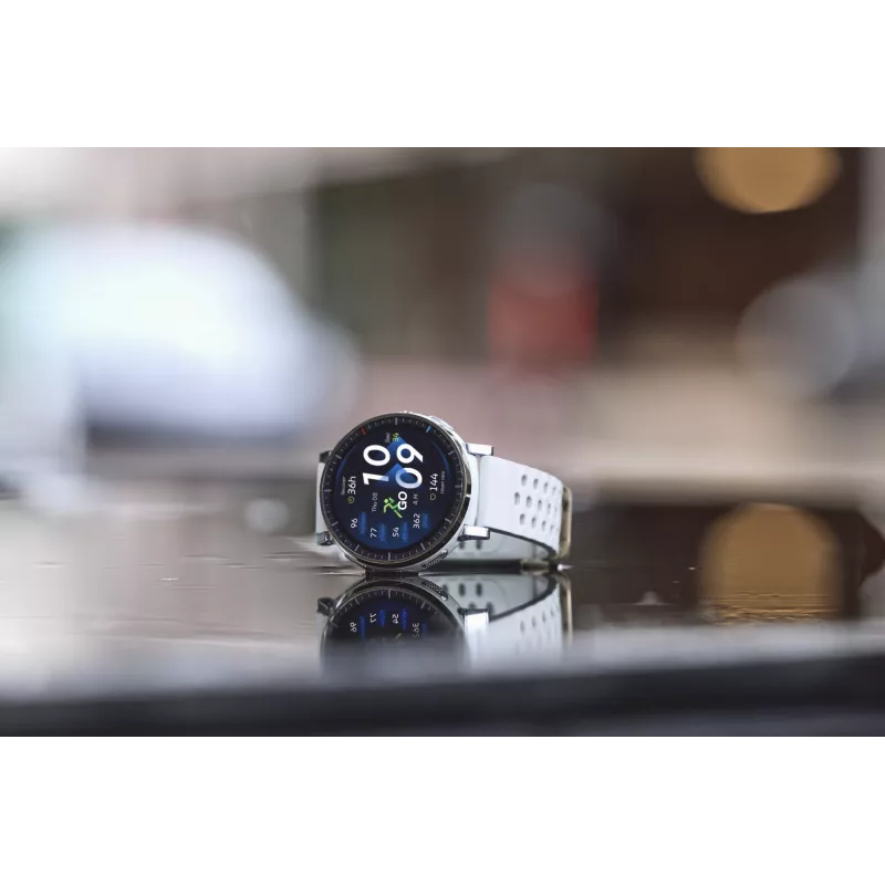 Smartwatch Amazfit Active 3 — 3,35 cm (1,32 inch) AMOLED, 466×466, touchscreen, GPS, 365 mAh, siliconen bandje