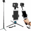 Selfiestick-statief Telesin GP-MNP-090-S verstelbare hoogte licht