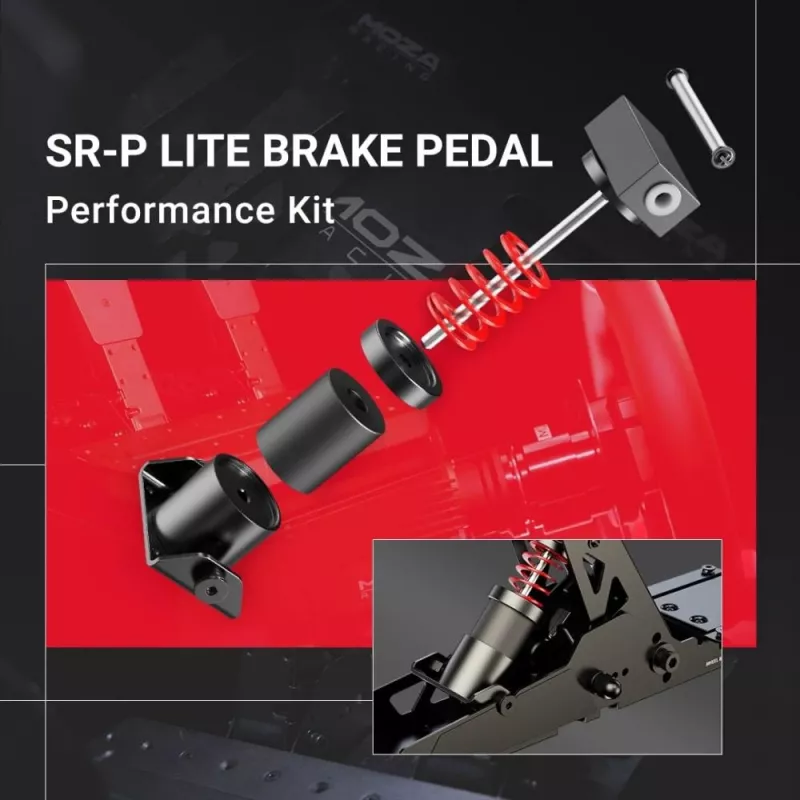 Remkracht-upgradekit MOZA SR‑P Lite RS22 — pedaal-upgradekit voor sim-racing