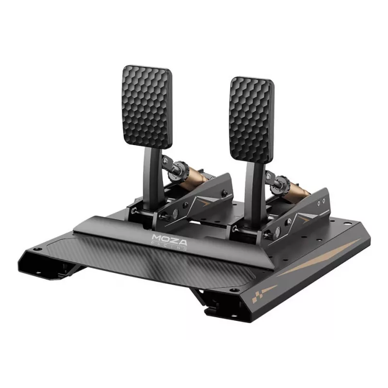Moza Racing CRP2 pedalen (gas+rem), pedaal, zwart, koolstofvezel, staal, 15 - 23°