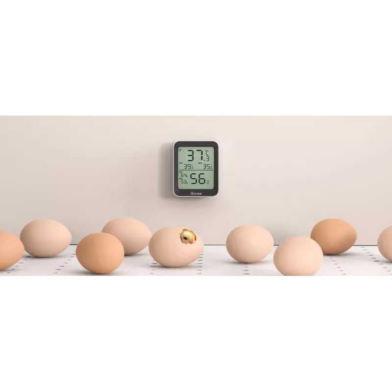 Govee H5075 temperatuur- en vochtigheidssensor voor binnen vrijstaand draadloos