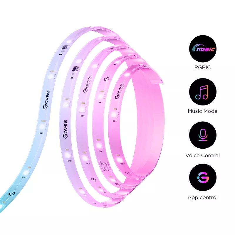 Govee H612FCD1 RGB LED-strip, 3 meter