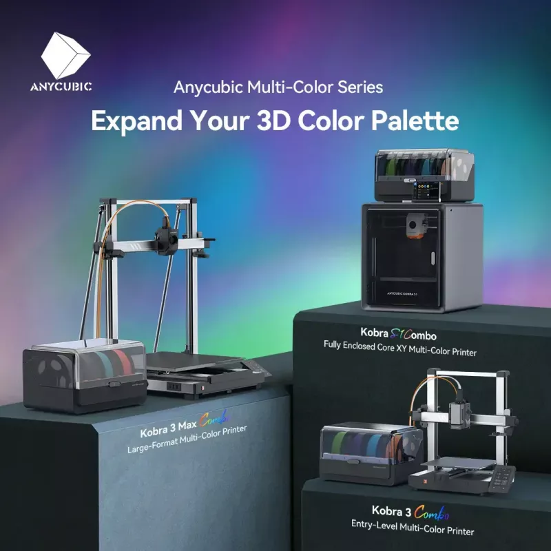 3D-printer 3D Prima Anycubic Kobra S1 Combo 250x250x250mm 600mm/sec