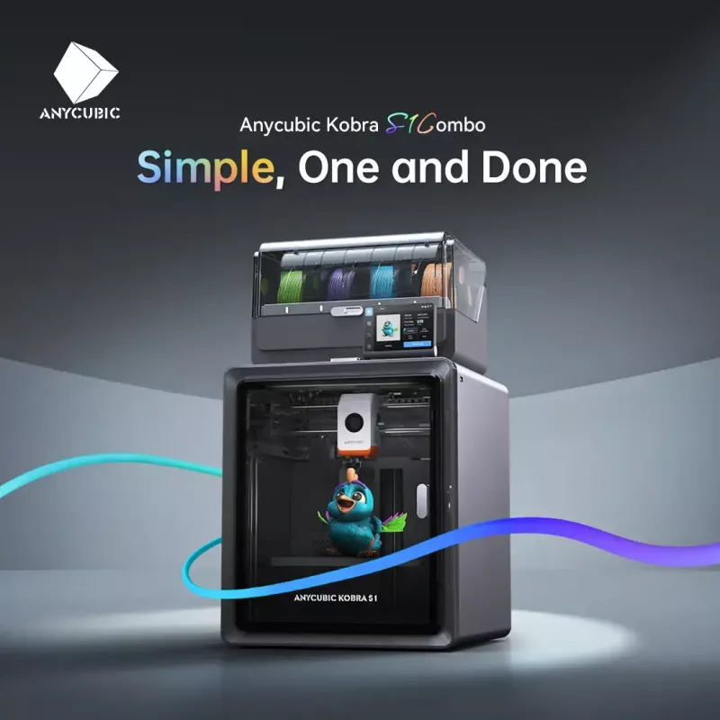 3D-printer 3D Prima Anycubic Kobra S1 Combo 250x250x250mm 600mm/sec