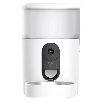 Automatische voerbak IMOU PF1 — 4 L RVS-trechter, Wi‑Fi 4, batterij/gelijkstroom, 1 bak