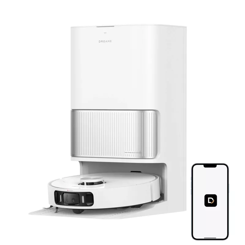 Dreame L40 Ultra AE White, combi, wit, rond, stofzak, 3 wiel(en), 0,3 L
