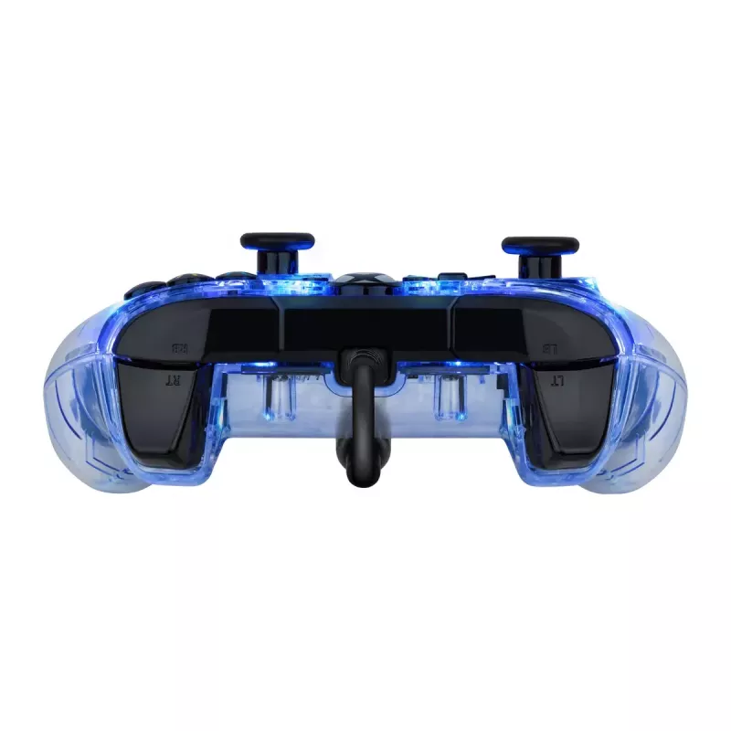 PDP Afterglow bedrade controller, blauw/transparant, USB, Xbox One, Series X/S