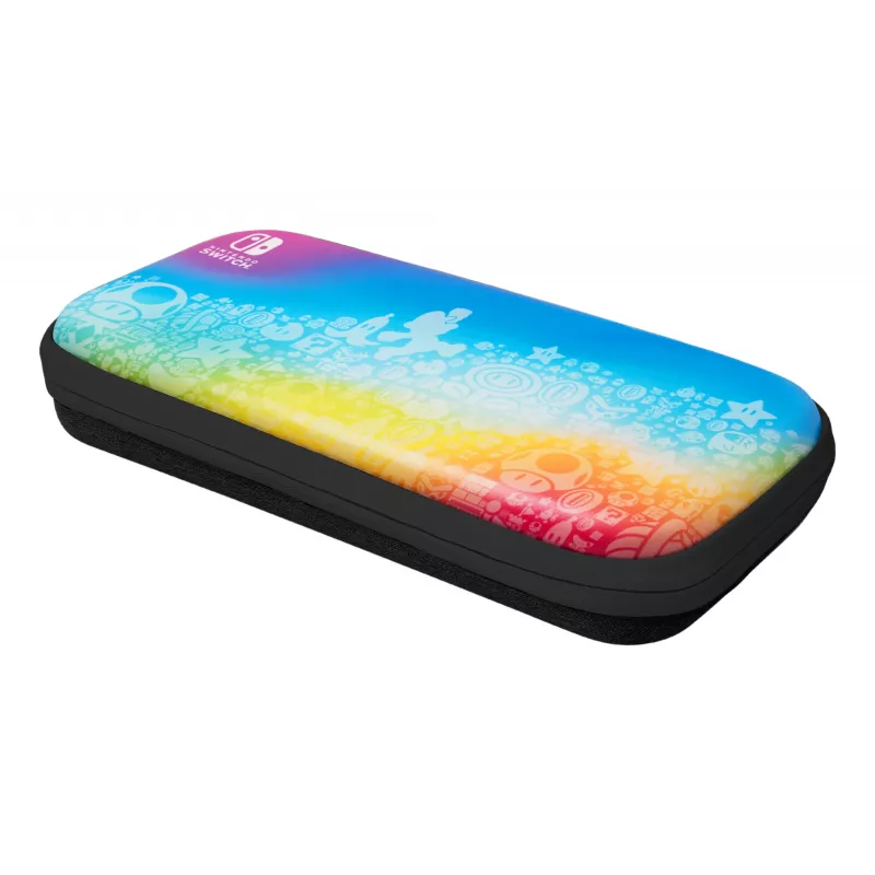 PDP slanke Deluxe: Star Spectrum hardcase tas Nintendo veelkleurig