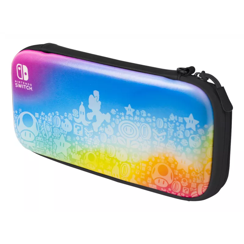 PDP slanke Deluxe: Star Spectrum hardcase tas Nintendo veelkleurig